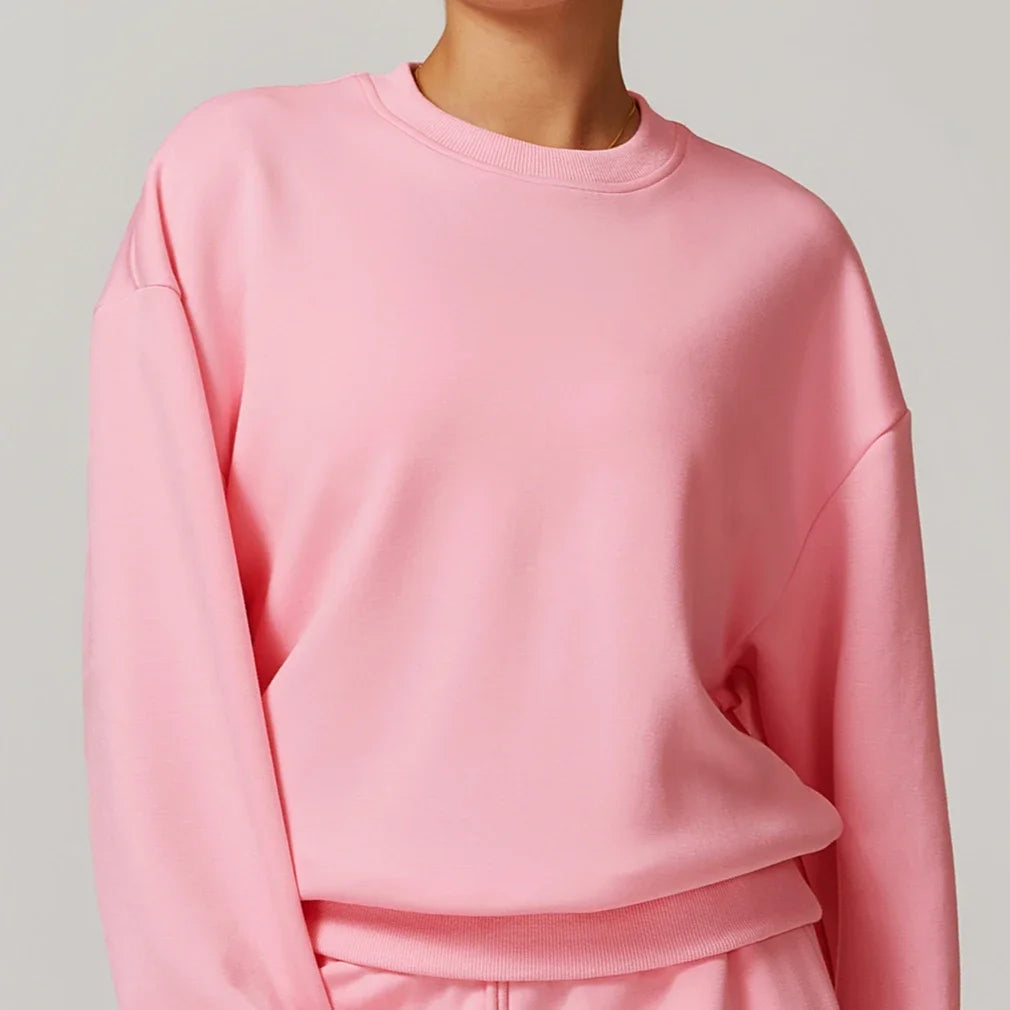 Custom Logo Matching Gym Workout Set for Women Winter Running Sport Suit Yoga Set with Jacket Hoodie Sweater Pants Sweatpants