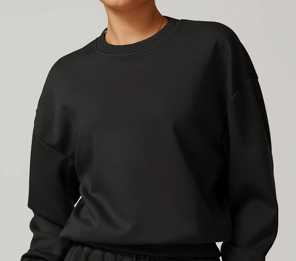 Custom Logo Matching Gym Workout Set for Women Winter Running Sport Suit Yoga Set with Jacket Hoodie Sweater Pants Sweatpants