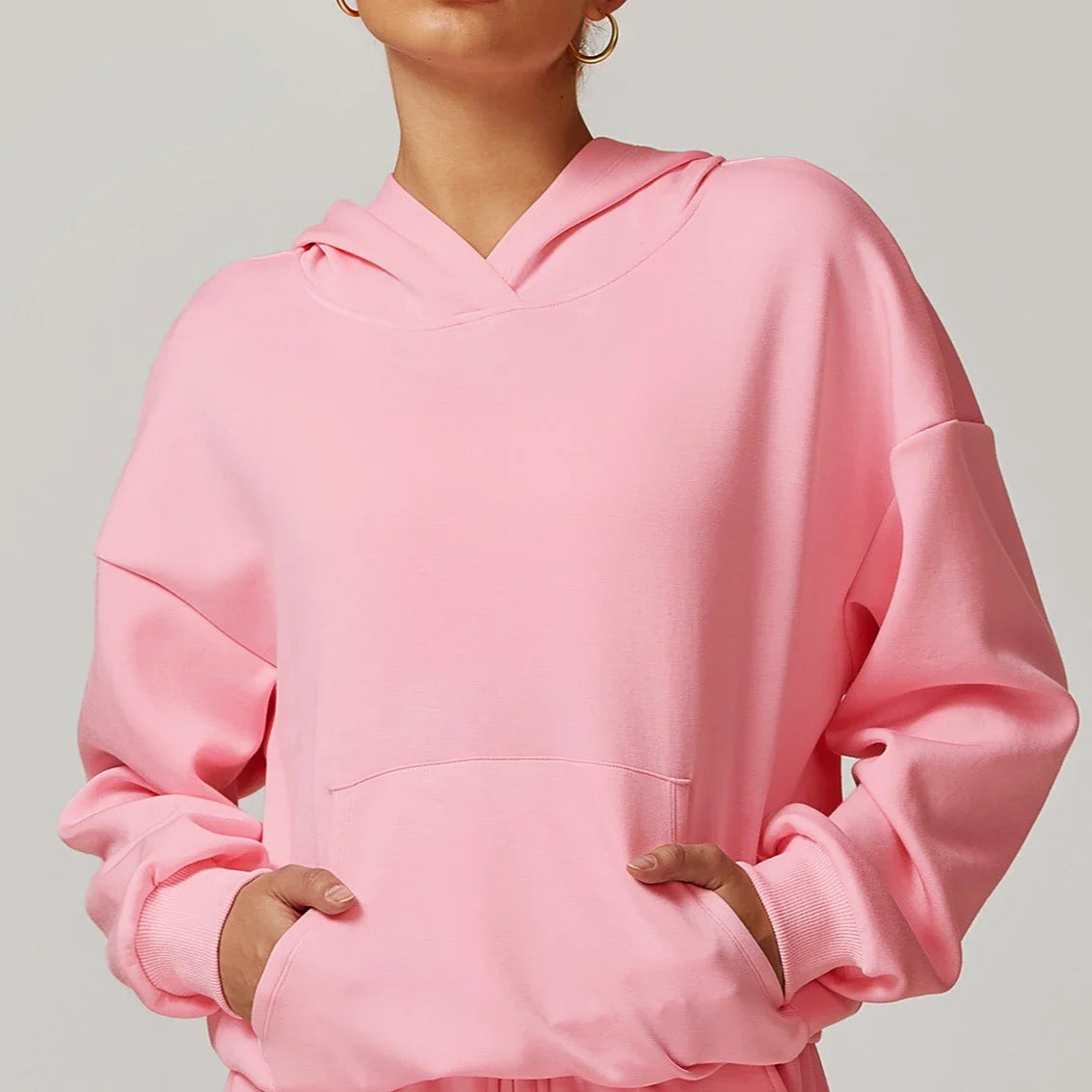 Custom Logo Matching Gym Workout Set for Women Winter Running Sport Suit Yoga Set with Jacket Hoodie Sweater Pants Sweatpants