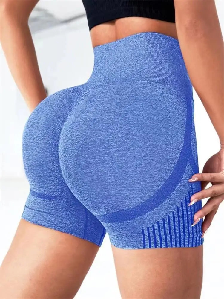 Women's Yoga Shorts High Waist Workout Shorts Fitness Yoga Lift Butt Fitness Ladies Yoga Gym Running Short Pants Sportswear
